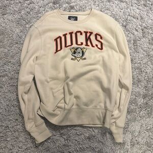 Anaheim Ducks 47 Brand Tan Sweatshirt Men’s Large